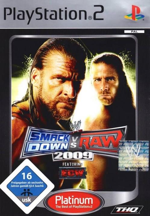 WWE Smackdown vs Raw 2009 (platinum) (PlayStation 2), Spelcomputers en Games, Games | Sony PlayStation 2, Gebruikt, Verzenden