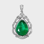 Zonder minimumprijs - Hanger - 14 karaat Witgoud, IGI 6.86