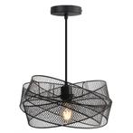Zwarte hanglamp Diny, metaal, industrieel, Nieuw, Ophalen of Verzenden, Industrieel, Metaal