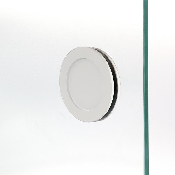 Schuifdeur komgreep zelfklevend (set van 2 stuks) - Wit, Tuin en Terras, Overkappingen, Nieuw, Ophalen of Verzenden