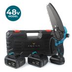 Aquila Krachtige mini kettingzaag 48V met 2 accus en koffer, Verzenden, Nieuw, Overige soorten, Aquila