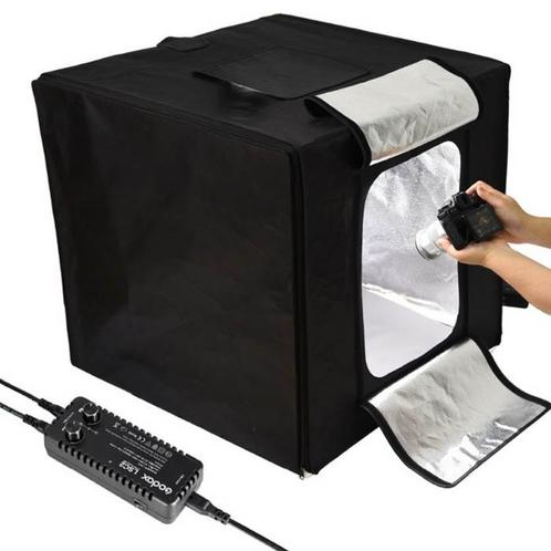 Godox Portable Triple Light LED Ministudio L80x80x80cm, Audio, Tv en Foto, Fotocamera's Digitaal, Gebruikt, Overige Merken, Verzenden
