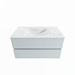 MONDIAZ VICA-DLUX 90cm badmeubel onderkast Clay 2 lades., Ophalen of Verzenden, Nieuw, Bad