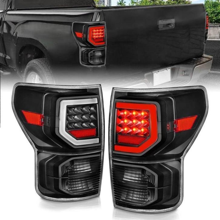 ANZO 07-11 Toyota Tundra Full LED Taillights Black Housing, Auto-onderdelen, Verlichting, Ophalen of Verzenden