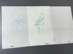 The Simpsons - 2 Originele animatietekeningen van Homer, Nieuw in verpakking