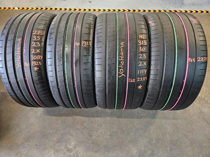 275/35/23--315/30/23 (*) YOKOHAMA 6/6,4MM PROFIEL 4X DEMO, Auto-onderdelen, Banden en Velgen, Overige maten, Erkend duurzaam, Zomerbanden