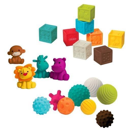 Infantino Sensory Balls Blocks & Buddies Set, Kinderen en Baby's, Speelgoed | Babyspeelgoed, Nieuw, Verzenden