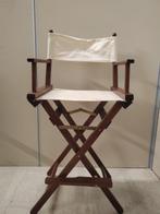 Stoel - Directeursstoel - Hout, Metaal, Textiel - Zet, Antiek en Kunst, Curiosa en Brocante