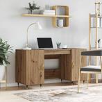 vidaXL Bureau artisanaal eikenkleurig 140 x 50 x 75 cm, Huis en Inrichting, Verzenden, Nieuw