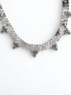 Choker halsketting - 18 karaat Witgoud - 0.02ct. tw. -