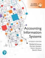 Accounting Information Systems Global Edition 9781292353364, Boeken, Studieboeken en Cursussen, Zo goed als nieuw