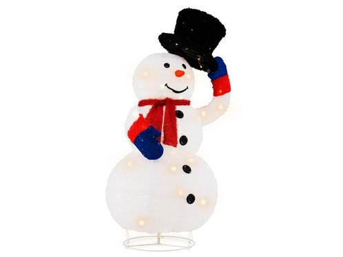 Coast Sneeuwpop - LED - 120 Lampjes - Timerfunctie - 77 x 56, Huis en Inrichting, Woonaccessoires | Overige, Nieuw, Verzenden