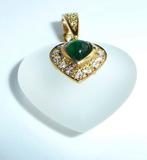 Hanger - 18 karaat Geel goud - 0.50ct. tw. Diamant