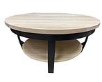 Salontafel Paras Eiken met onderblad 90 cm | Mat gelakt, Huis en Inrichting, Tafels | Salontafels, Ophalen of Verzenden, Nieuw