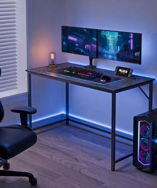 Industrieel bureau 120 cm voor thuiswerk of studeren, Huis en Inrichting, Bureaus, Nieuw, Verzenden