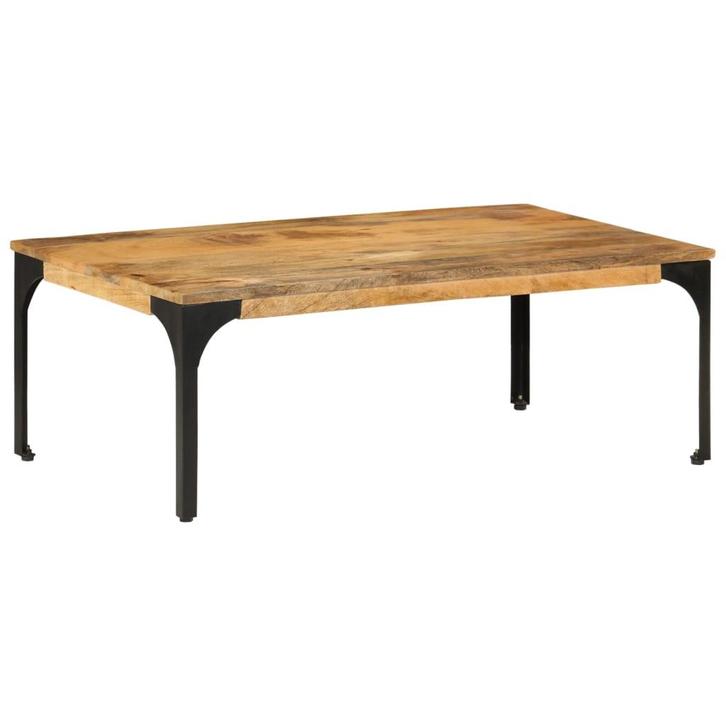 vidaXL Salontafel 100x55x35 cm massief mangohout, Huis en Inrichting, Tafels | Salontafels, 100 tot 150 cm, Nieuw, Overige houtsoorten
