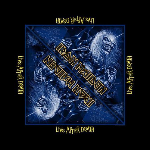 Iron Maiden - Live After Death Bandana officiële merchandise, Verzamelen, Muziek, Artiesten en Beroemdheden, Kleding, Nieuw, Ophalen of Verzenden