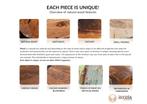 Eettafel WILD 180cm tafelblad 50mm witwashed wild eiken-look, Ophalen of Verzenden, Nieuw