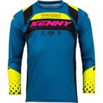 Cross-shirt Kenny Racing Track Donker Blauw / Roze - MAAT L, Kenny, Motorcrosskleding, Nieuw met kaartje, Heren
