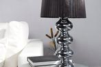 Elegante design tafellamp MIA 60cm zilveren tafellamp, Huis en Inrichting, Nieuw, Ophalen of Verzenden