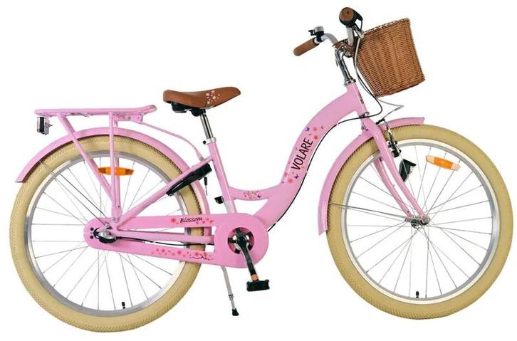 Volare Blossom Kinderfiets - Meisjes - 24 inch - Roze - 3 Ve, Fietsen en Brommers, Fietsen | Kinderfietsjes, Nieuw, Ophalen of Verzenden