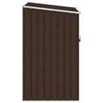 Tuinschuur 87x98x159 cm gegalvaniseerd staal bruin, Tuin en Terras, Tuinhuizen, Verzenden, Nieuw