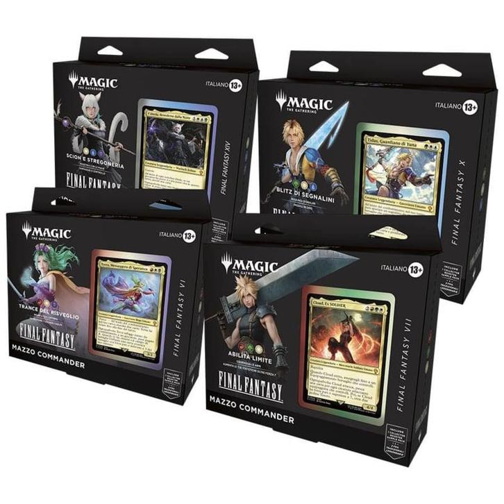 Magic the Gathering Final Fantasy Commander Decks Display..., Hobby en Vrije tijd, Verzamelkaartspellen | Magic the Gathering