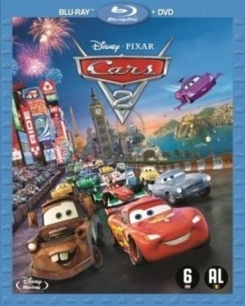 Cars 2 (Blu-ray + DVD) (Blu-ray), Cd's en Dvd's, Blu-ray, Gebruikt, Verzenden