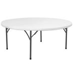 Inklapbare Buffettafel | CATERING | Kunststof/Metaal | Wit, Verzenden, Nieuw in verpakking