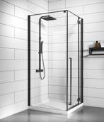 Douchecabine Vancouver 90 x 90 x 190 cm Zwart Douchewand, Verzenden, Nieuw, Douche