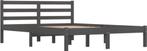 Grijs Bedframe 135x190 : Premium Kwaliteit Tweedekansje!, Huis en Inrichting, Slaapkamer | Bedden, Eenpersoons, Nieuw, Hout, 140 cm
