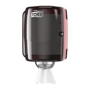 Tork Performance centerfeed dispenser zwart/rood, Huis en Inrichting, Schoonmaakartikelen, Verzenden