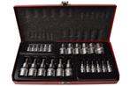 Doppen + bitset 1/4 1/2 torx - verpakt in metalen doos -, Ophalen of Verzenden, Nieuw