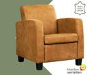 Leren fauteuil Joy, Huis en Inrichting, Fauteuils, Nieuw, Ophalen of Verzenden, Eigentijds, Klassiek, Modern, 50 tot 75 cm