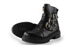 Nelson Biker boots in maat 41 Zwart | 10% extra korting, Kleding | Dames, Schoenen, Verzenden, Zwart, Overige typen, Zo goed als nieuw