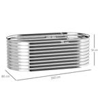 Plantenbak, Metalen Bloembak Met Veiligheidsrand En Handscho, Verzenden, Nieuw