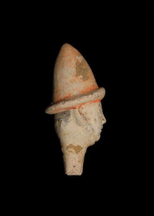 Oud-Chinees, Ming-dynastie Terracotta Hoofd van een, Antiek en Kunst, Antiek | Overige Antiek