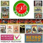 Cafe Pub Bord / Wandbord - Zundapp Brommer - Exclusief Kado, Fietsen en Brommers, Brommers | Zundapp, Overige modellen, Maximaal 45 km/u