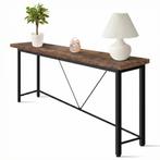 IvoQ Sidetable Industrieel Hout Metaal Bruin, Verzenden, Nieuw