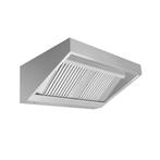 GGM Gastro | Wandafzuigkap - 1200mm - met filter & lamp |, Wandschouwkap, Verzenden, Nieuw, Inbouw