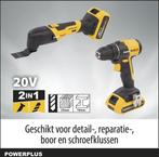 Powerplus POWXBBOX10 Accu Gereedschapscombiset - 20V -, Doe-het-zelf en Verbouw, Gereedschap | Boormachines, Ophalen of Verzenden
