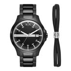 Armani Exchange AX7134SET Herenhorloge Geschenkset 46 mm - Z, Verzenden, Nieuw