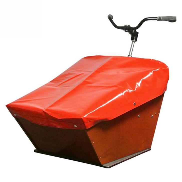 Clarijs Dekzeil Bakfiets Kort Rood, Fietsen en Brommers, Fietsen | Bakfietsen, Nieuw, Verzenden