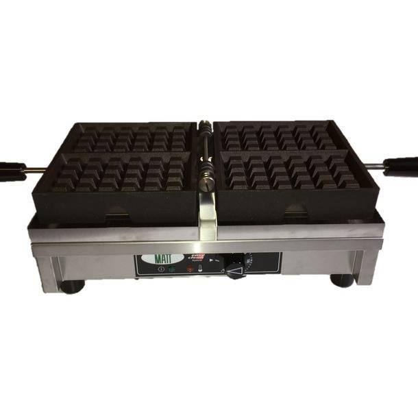Enkel wafelijzer | 4x6 Brusselse wafels | 440x260x150 mm, Zakelijke goederen, Horeca | Keukenapparatuur, Verzenden