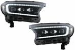 Koplampen Ford Ranger (2015-2020) LED Dynamic Zwart, Auto-onderdelen, Overige Auto-onderdelen, Nieuw, Ophalen of Verzenden