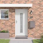 vidaXL Voordeur Wit PVC, Doe-het-zelf en Verbouw, Verzenden, Nieuw