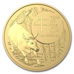 Gouden Ox 1 oz 2021 RAM (5.000 oplage), Postzegels en Munten, Munten | Oceanië, Goud, Losse munt, Verzenden
