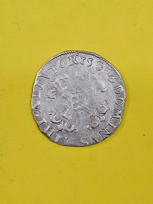 Spaans Nederland, Brabant, Antwerpen 1/20 Écu 1576 (Zonder, Postzegels en Munten, Munten | Nederland