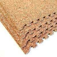 Vloertegels kurk (30 x 30 of 60 x 60 x 0,9 cm) beschikbaar voor biedingen