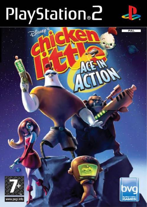 Chicken Little Ace in Action (PlayStation 2), Spelcomputers en Games, Games | Sony PlayStation 2, Gebruikt, Vanaf 3 jaar, Verzenden